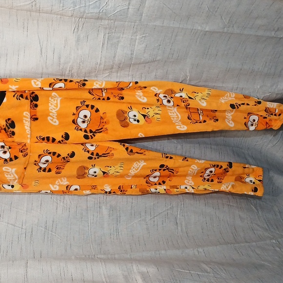 Garfield The Movie Soft Union PJ Cozy Suit Sz M (8-10) Women/Unisex - Picture 7 of 11